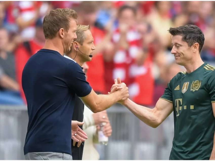 Nagelsmann: Kam folur me Lewandowskin