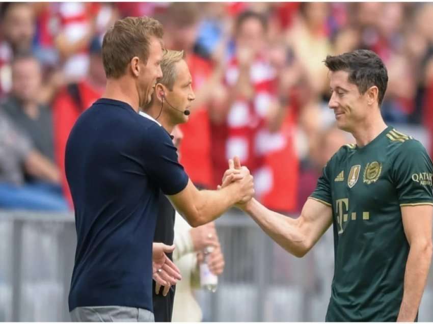 Nagelsmann: Lewandowski do të qëndrojë me ne