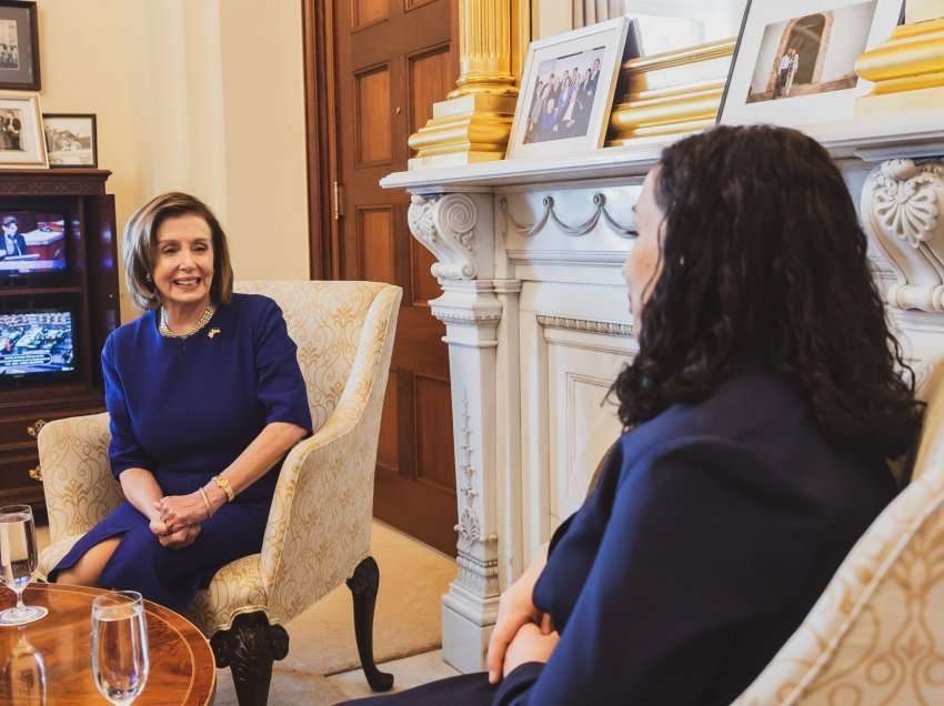 Presidentja Osmani takon Kryetaren Pelosi: Do të avancojmë raportet me SHBA-në