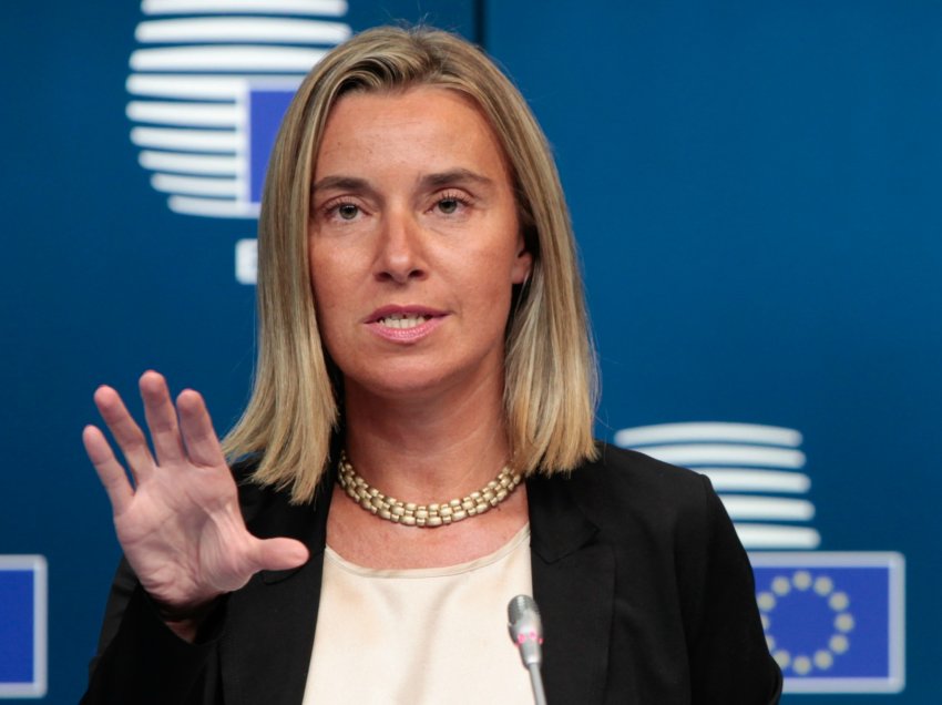 Mogherini: Në interes të BE-së është mosshtyrja e bisedimeve për anëtarësim me Maqedoninë e Veriut dhe Shqipërinë