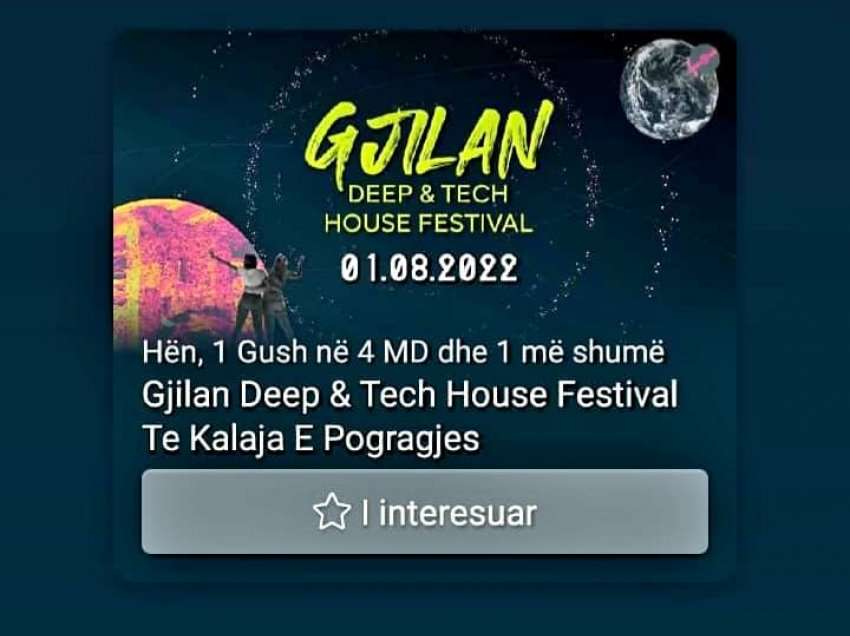 “Gjilan Deep & Tech House Festival” nuk u mbajt ja arsyeja!