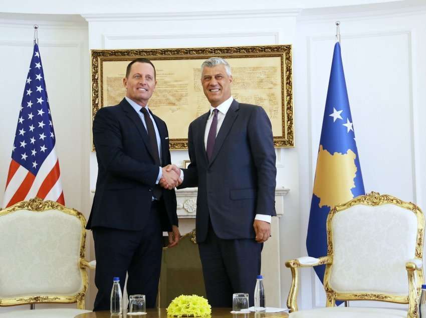 Richard Grenell bisedon me Hashim Thaçin, tregon çka do ishte mirë për Kosovën po të ishte ai president