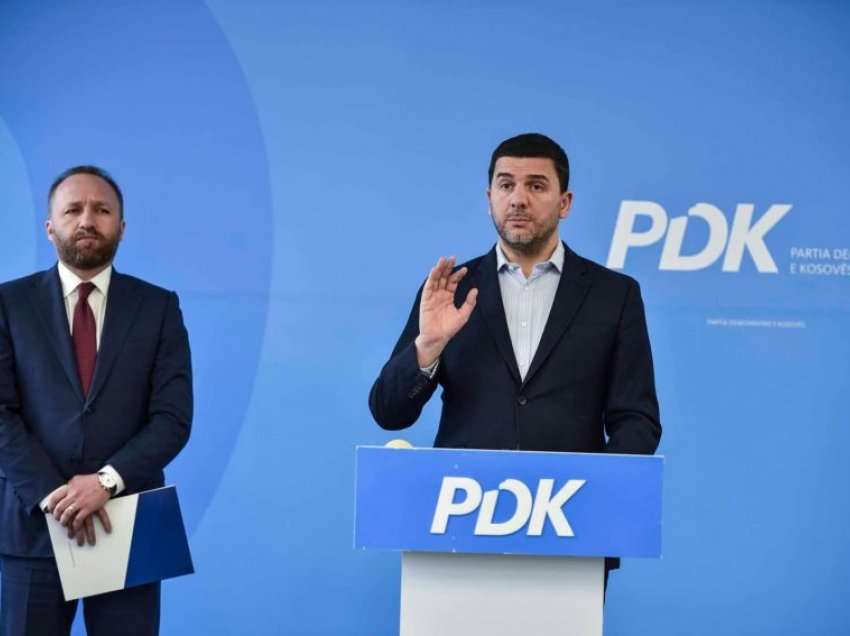 PDK-ja mban konferencë për medie