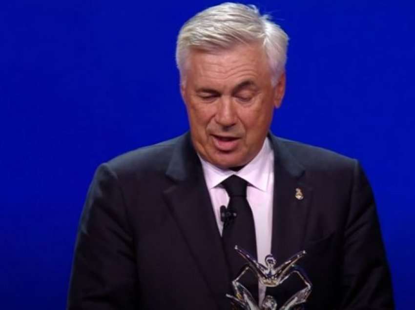 Ancelotti shpallet trajneri më i mirë i vitit nga UEFA