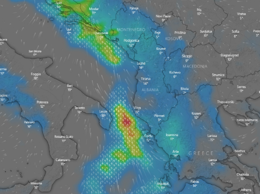  Po vjen stuhia! Çfarë do të ndodhë përballë Vlorës dhe Himarës