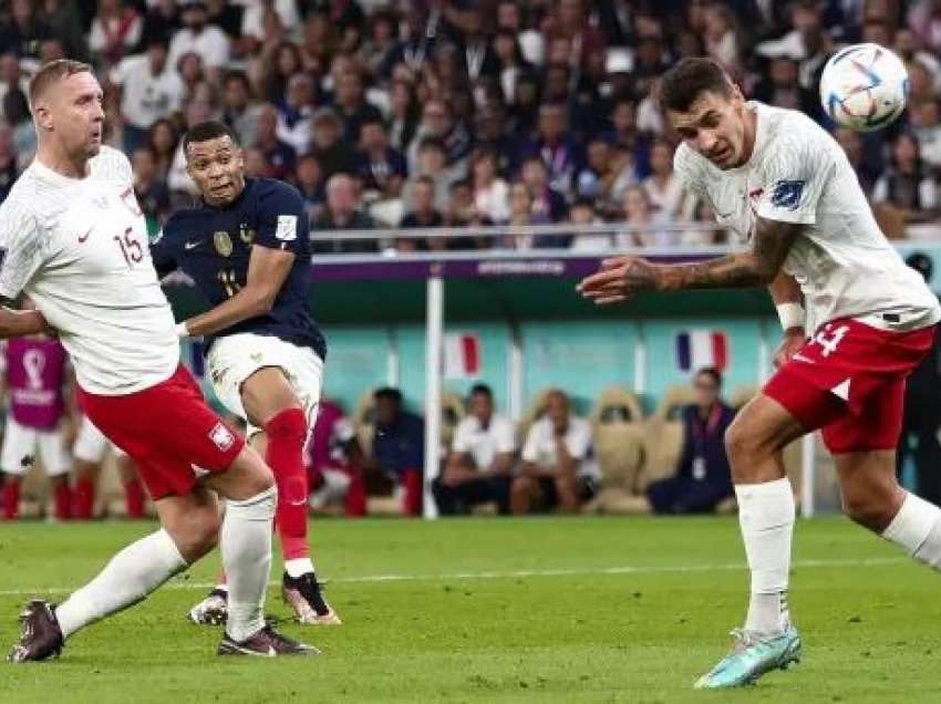 Mbappe shkatërron Poloninë, Franca në çerekfinale