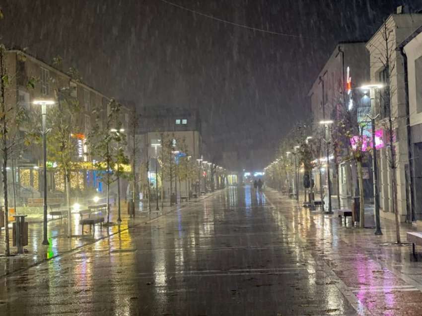 Bora mbërrin në Llap, pamje dhe fotografi nga Podujeva