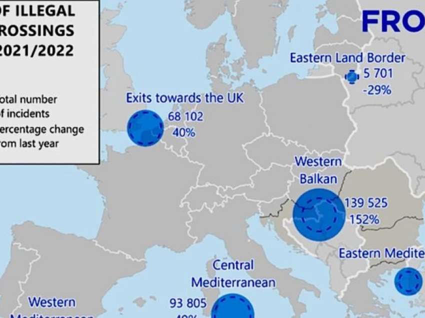 Frontex: 500 oficerë në vendet e Ballkanit Perëndimor për të forcuar regjimin kufitar