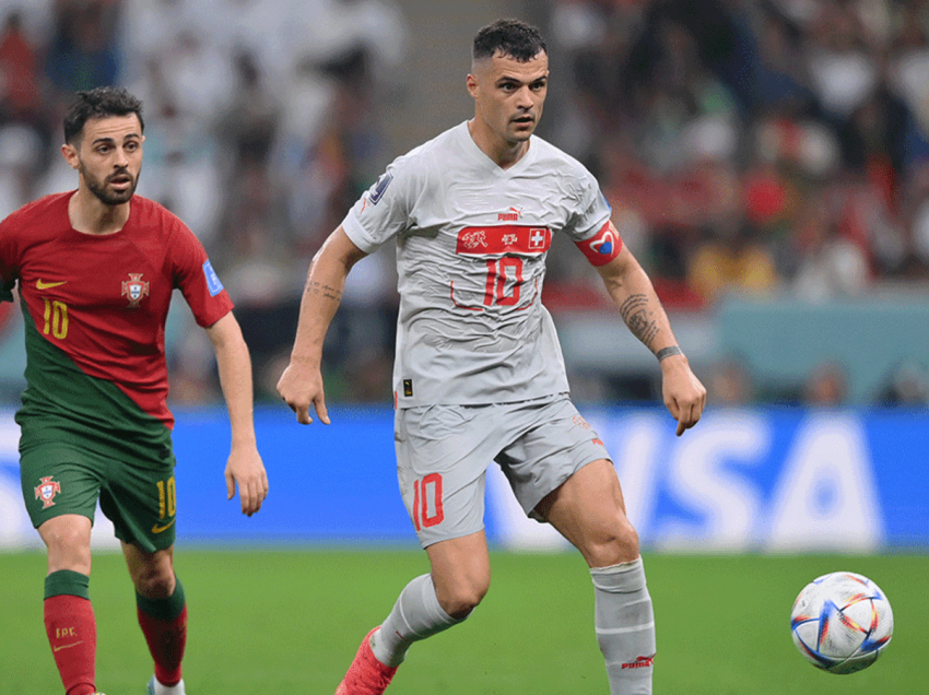 Granit Xhaka është në epërsi absolute me Zvicrën...