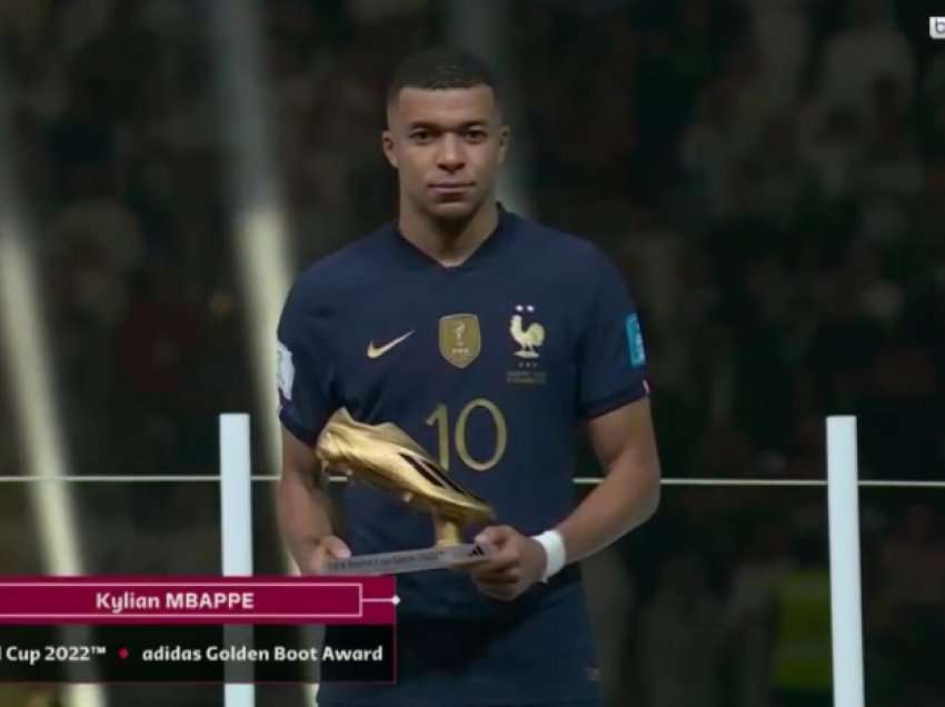 Mbappe fiton “Këpucën e Artë”