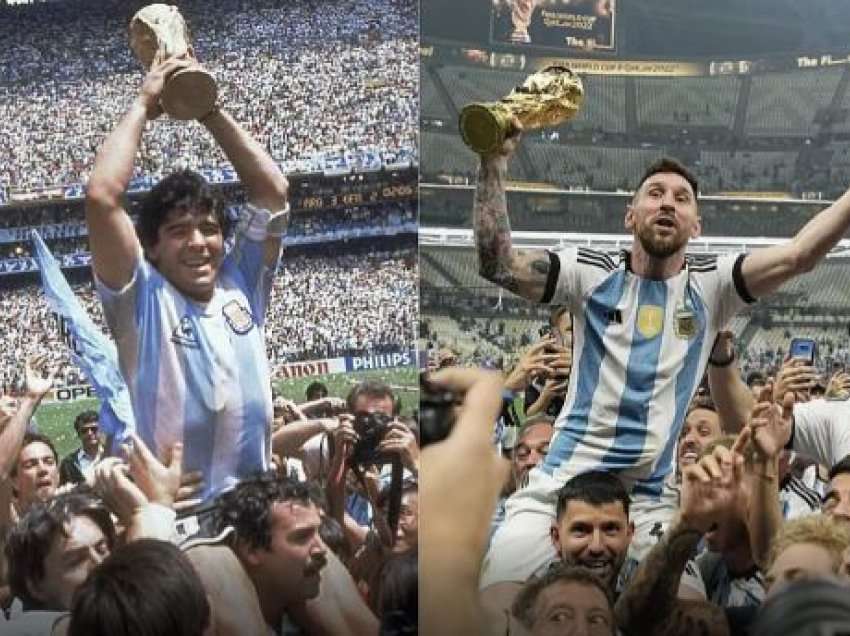 Lionel Messi rikrijon imazhin e Maradonës të “Meksikë 1986”