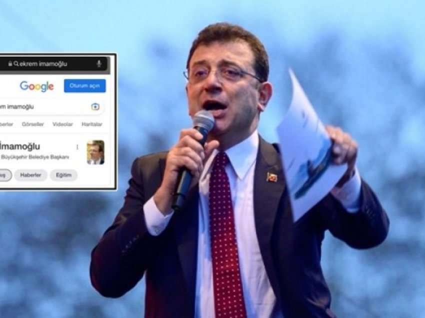 Google më nuk e njeh si kryetar të Stambollit, reagon Ekrem Imamoglu