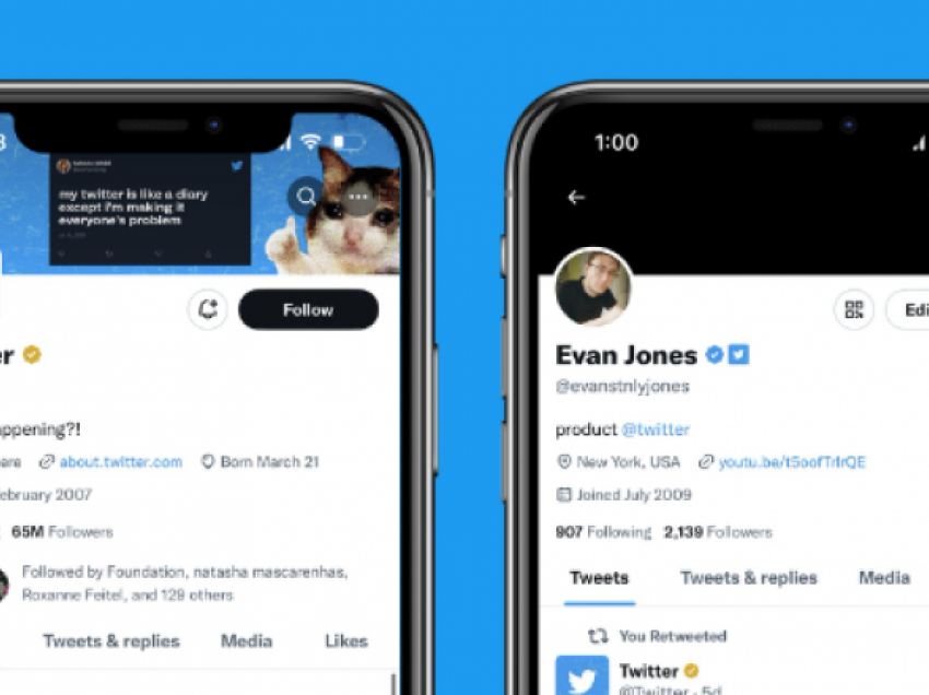 Twitter prezanton veçorinë “Blue for Business”