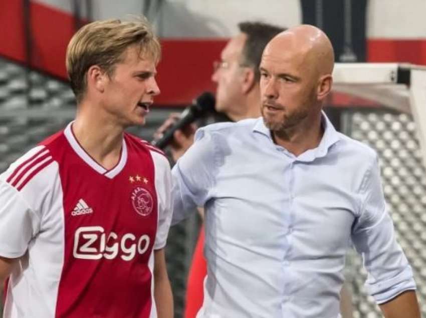 Zbulohet biseda private e Frenkie de Jong me Erik ten Hag!