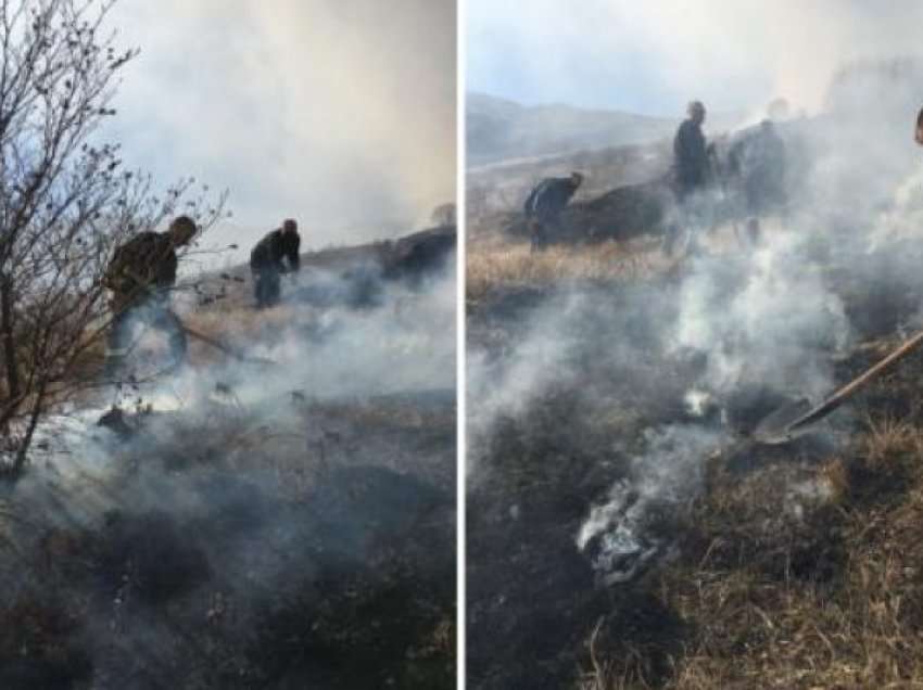 Zjarr në zonën e Moravës, dyshohet i vendosur qëllimisht