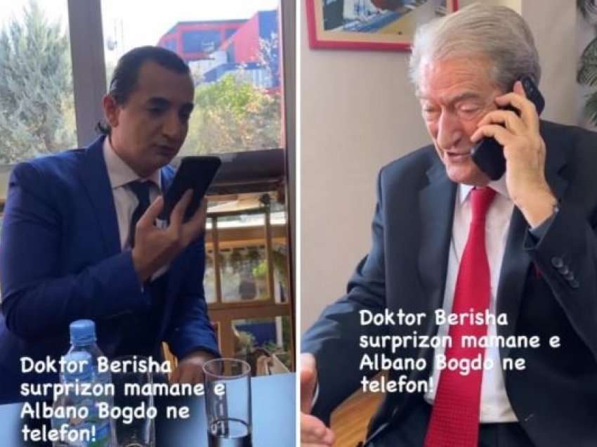 “Është fanse e zjarrtë, ja shtove jetën doktor”- Berisha surprizon nënën e aktorit të njohur të humorit! Publikohet videoja