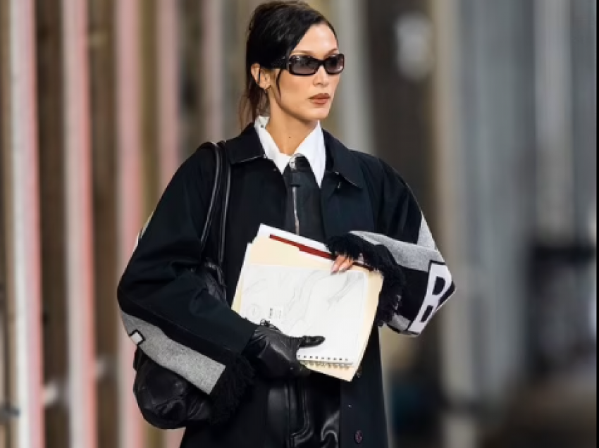 Me veshje plot stil dhe elegancë, Bella Hadid del në New York