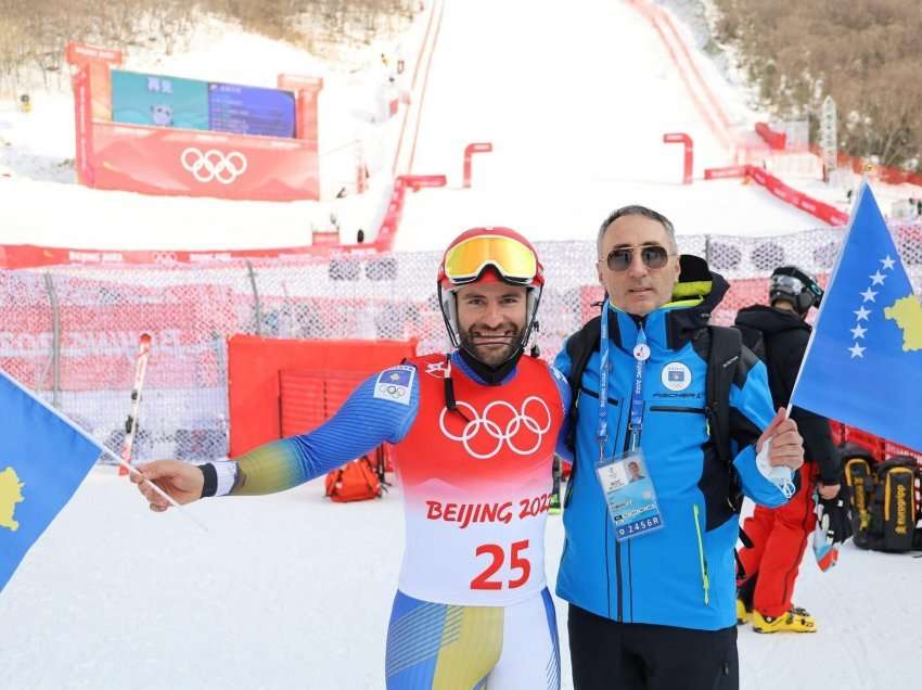 Presidenti i KOK-ut: Albin Tahiri arriti rezultatin më të mirë në histori të Kosovës në Lojëra Olimpike Dimërore