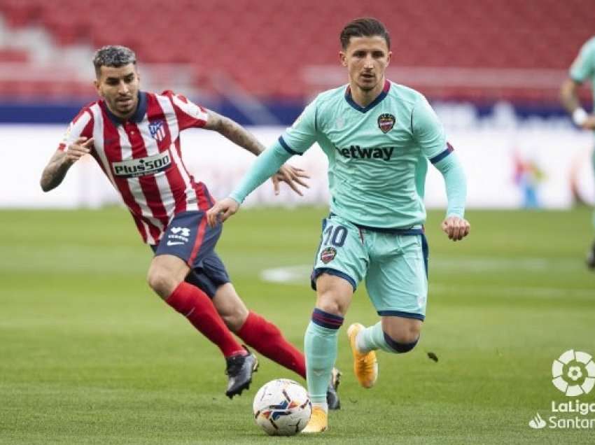 Enis Bardhi, startues ndaj Atletico Madridit