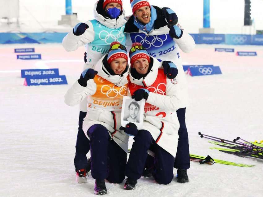 Norvegjezët fitojnë medaljen e artë në kombinimin nordik 