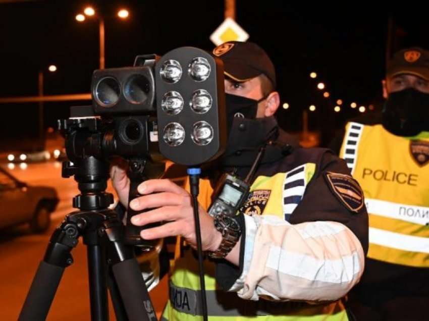 Maqedoni, gjobiten 953 shoferë për tejkalim të shpejtësisë