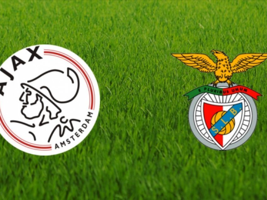 Benfica  Ajax, formacionet 