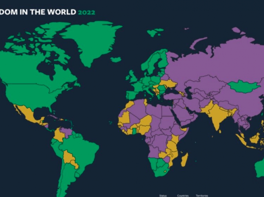 Freedom House: Liria në botë - nën kërcënim të skajshëm
