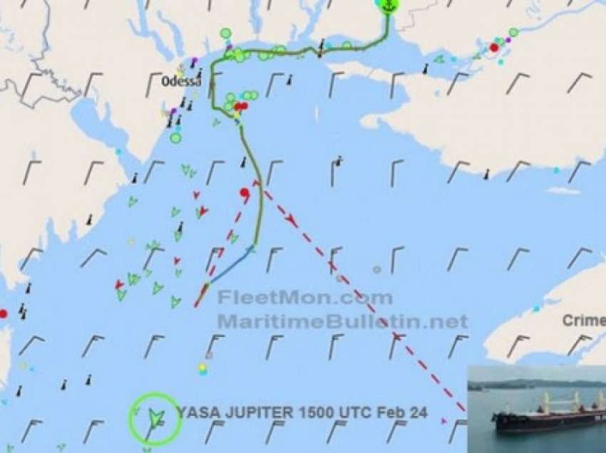 ​Aeroplanmbajtësja turke goditet nga raketat ruse në Detin e Zi