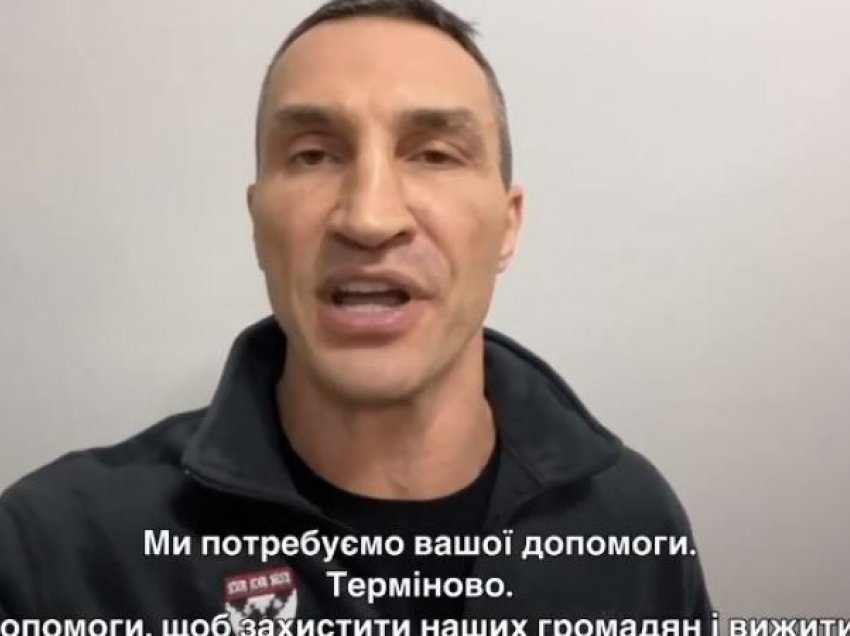 Klitschko ka një kërkesë për Evropën