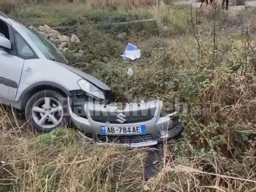 Aksident në aksin Lezhë-Shëngjin, përplasen dy mjete, dy të plagosur