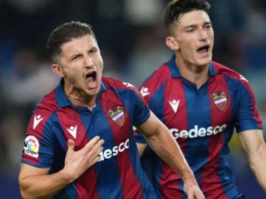 Bardhi asiston, Levante shënon fitore e parë në kampionatin spanjoll