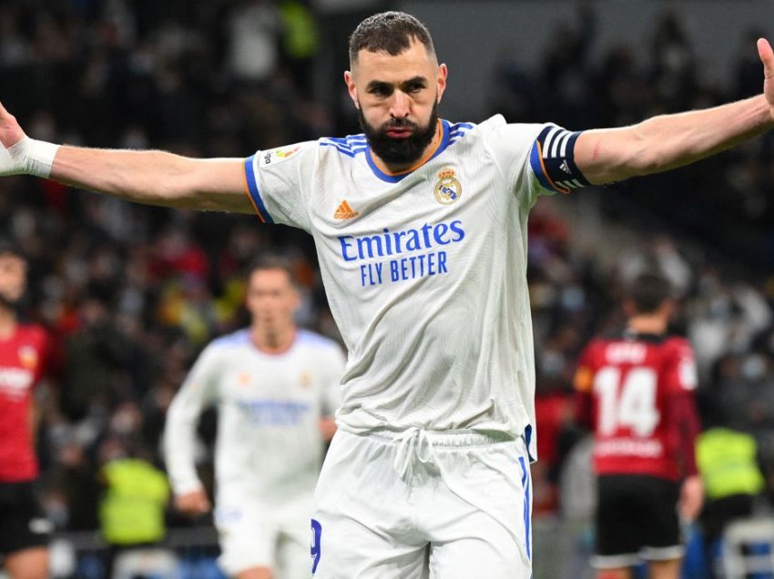 Benzema i lumtur me rekordin prej 300 golave me Real Madridin