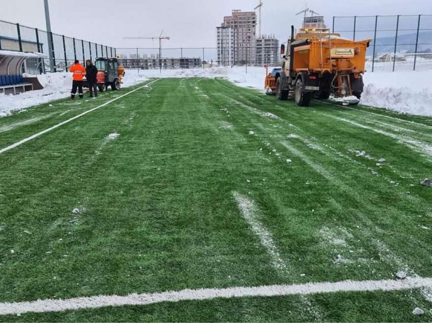 Ferizaj pastron fushën para ndeshjes me Renovën