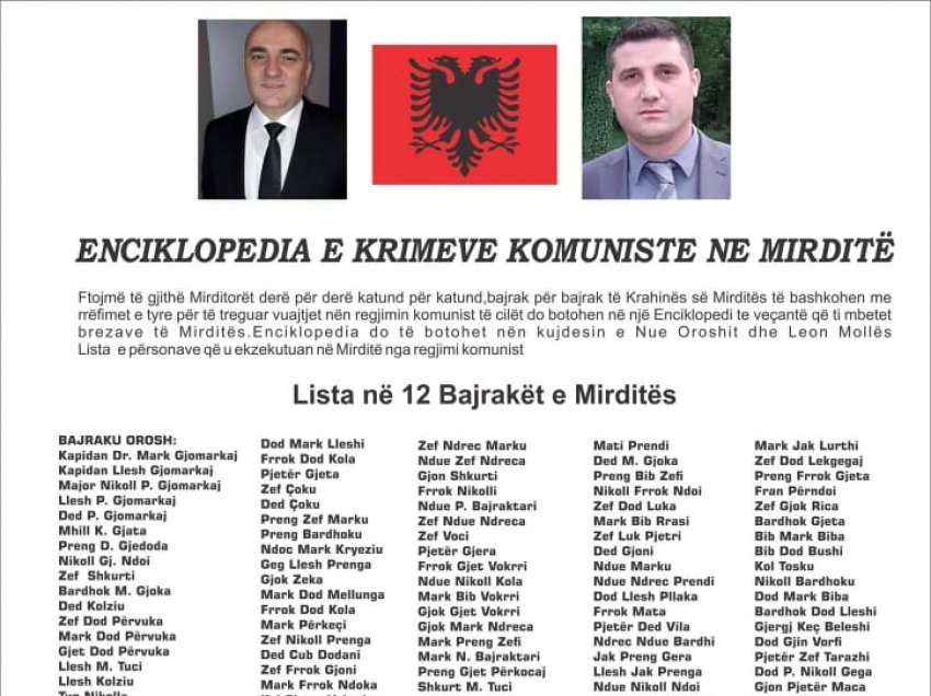 Enciklopedia e krimeve komuniste ne Mirditë 