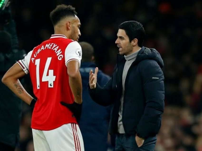 Arteta tregon nëse Aubameyang do të luajë sërish për Arsenalin