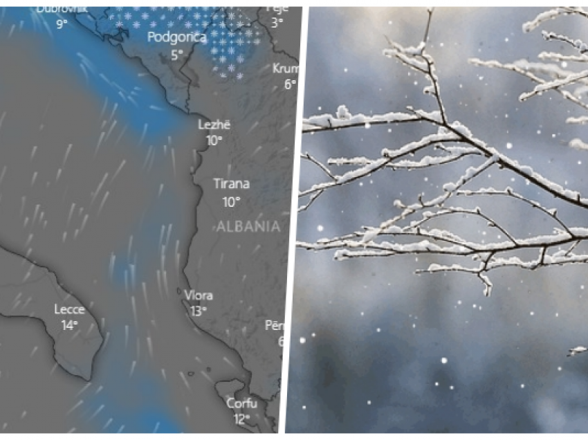 Shkollat u mbyllën, zonat ku do të godasë moti ekstrem me temperatura deri në -17 gradë Celsius