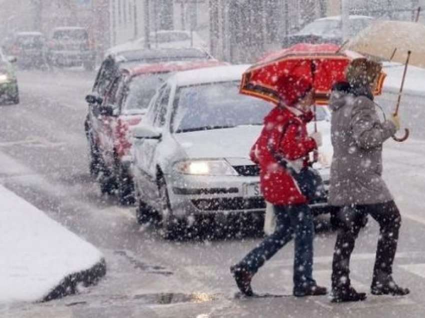 Zonat ku do ketë reshje dëbore