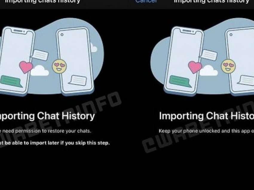 WhatsApp do të mundësojë bartjen e historisë së bisedave nga Android në iOS