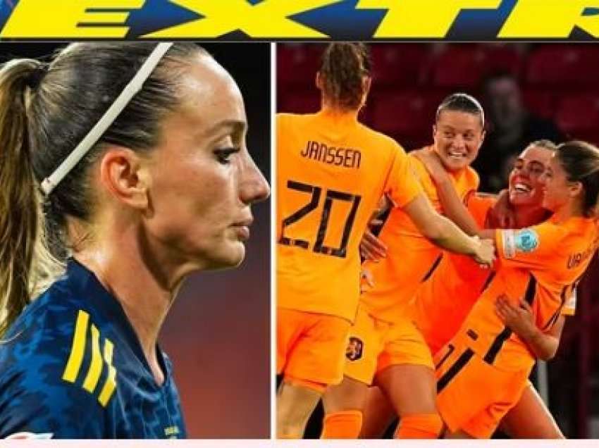 Kosovare Asllani asiston për Suedinë, barazojnë me Holandën në Kampionatin Evropian 