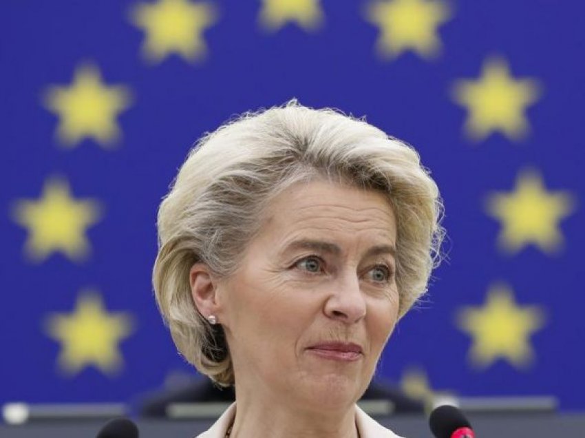 Ursula von der Leyen sot në Shkup, do të mbajë fjalim para deputetëve