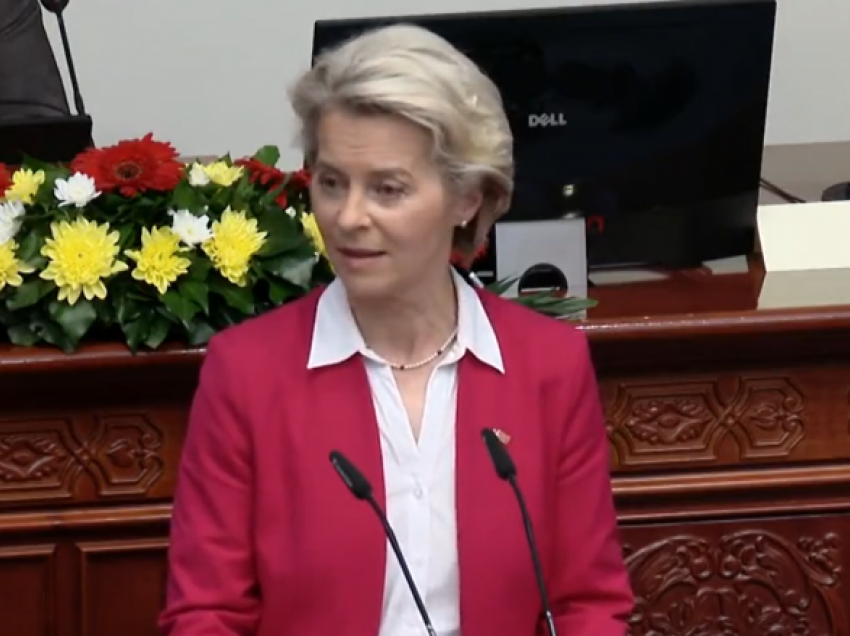 Von der Leyen: Do ta respektojmë gjuhën maqedonase