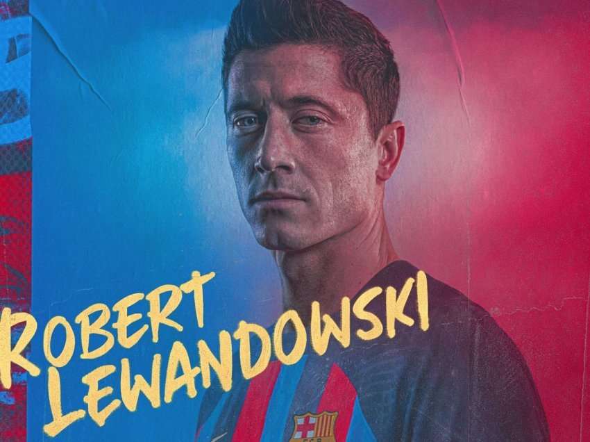 Barcelona e zyrtarizon Robert Lewandowskin