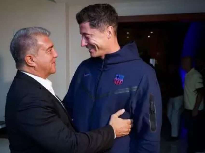 Laporta zbulon sakrificat e Lewandowskit 