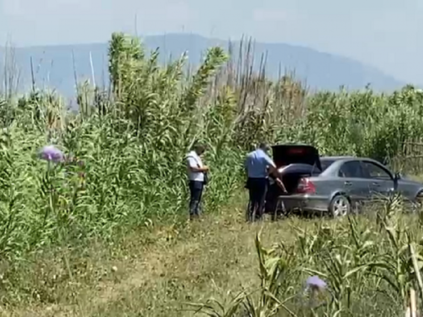 Fier/ Makina gjendet në kanal pranë tokës me kanabis, dyshohet se ka drogë