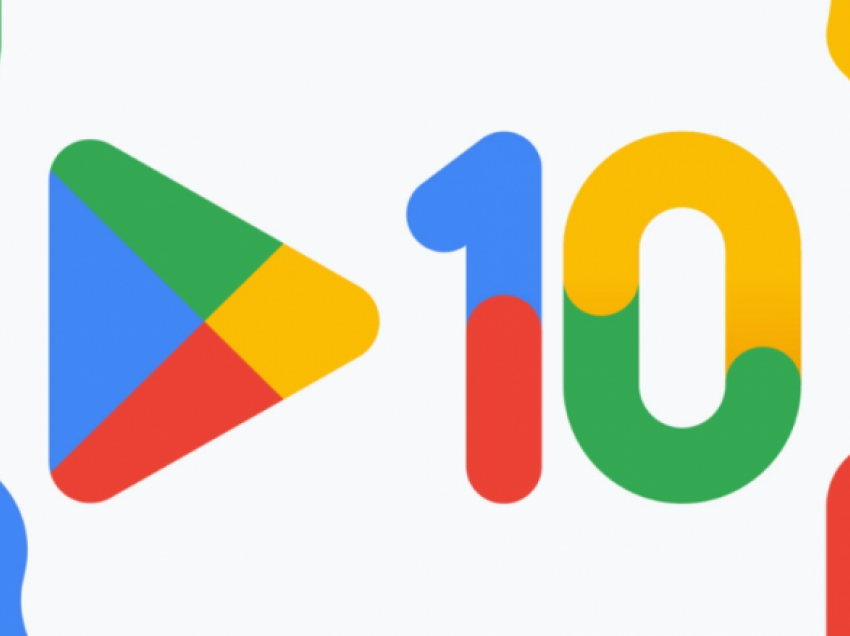 Google shënon ditëlindjen e 10-të të Play Store me një logo të re