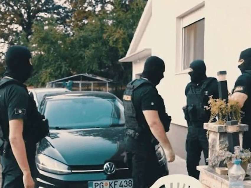 Policia super aksion në Mal të Zi, në pranga 8 persona, ja për çfarë akuzohen