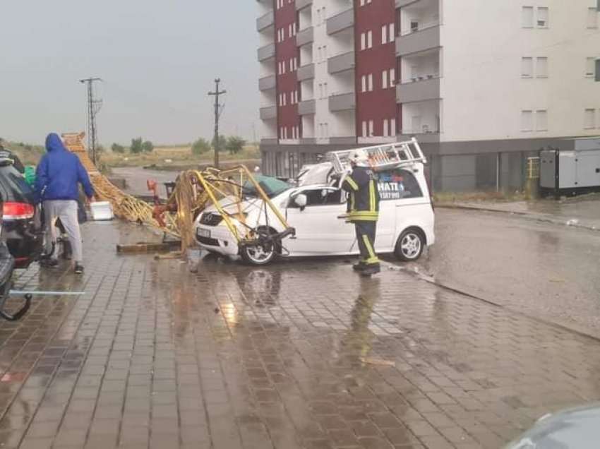 Rënia e vinçit në Gjilan, tre të lënduar - kjo është gjendja e tyre