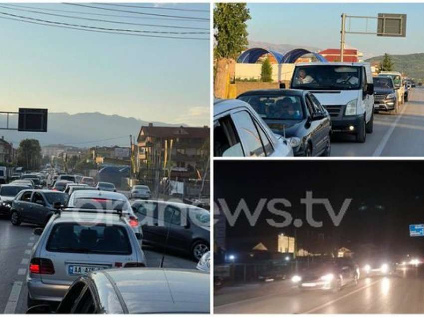 Maratona paralizon trafikun në aksin Korçë-Pogradec