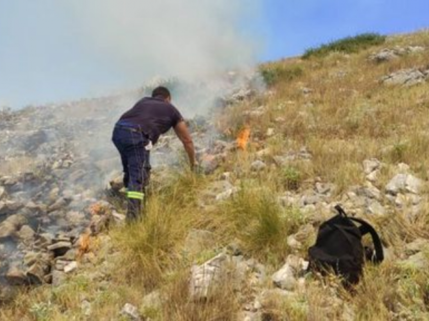 Zjarr masiv në Dropull/ Bashkia ngre alarmin për ndërhyrje nga Emergjencat Civile