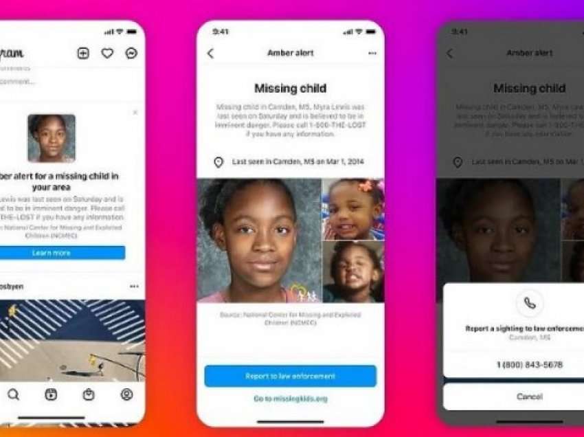 Amber Alerts në Instagram do të ndihmojë në gjetjen e fëmijëve të rrëmbyer